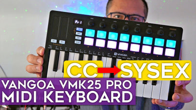 Le VMK25 Pro de Vangoa envoie SYSEX avec ce script #webmidi