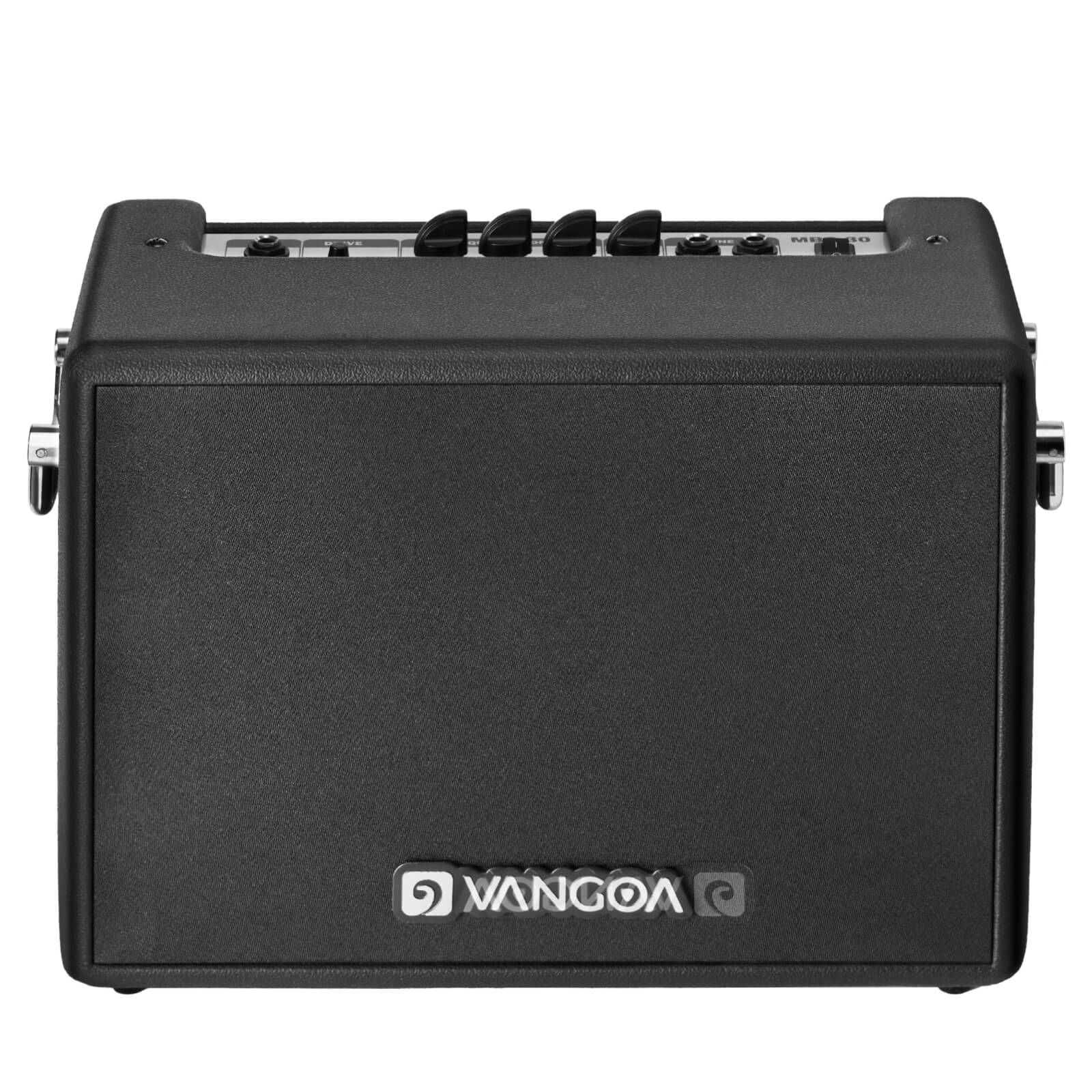 Vangoa MBS - 30 30W Bass Guitar Amplifier, Portable Electric Bass Combo Amplifier with 8 - inch Speaker - Vangoa