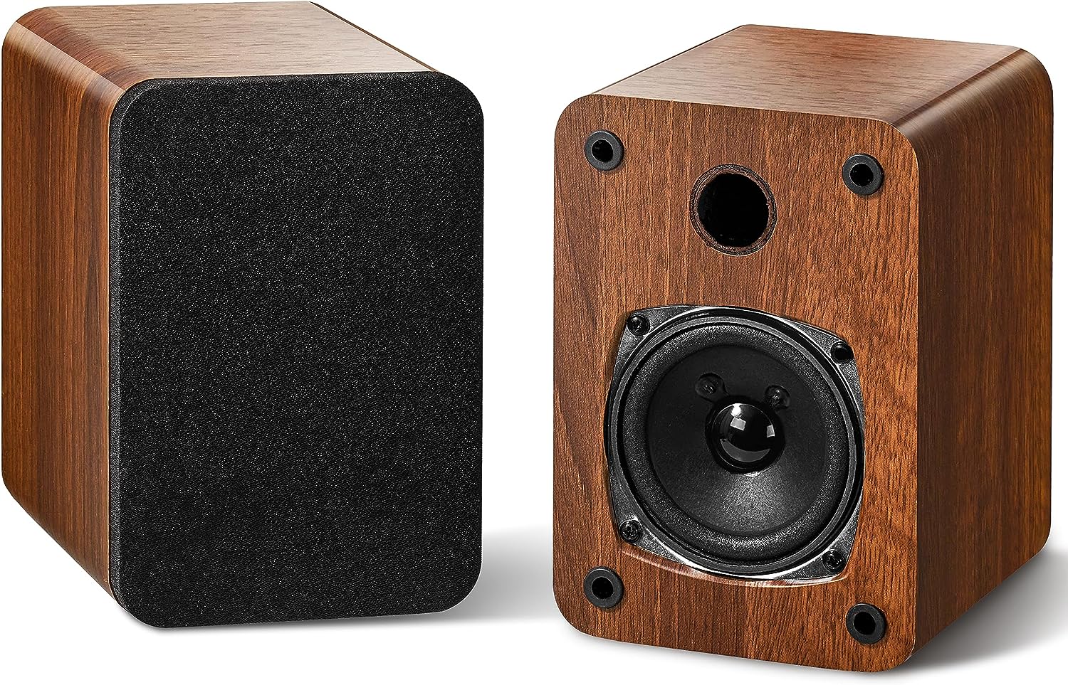 Vangoa Vinyl Record Player, Bluetooth Turntable Hi - Fi System with 5 Watt Stereo Bookshelf Speakers - Vangoa