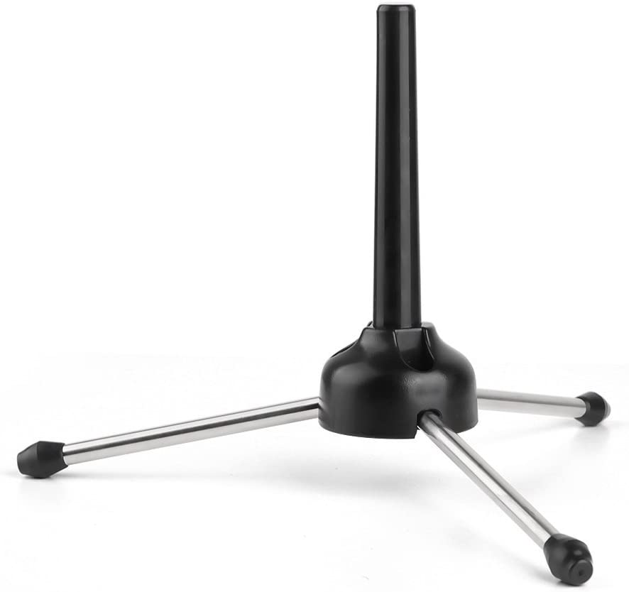 Vangoa Foldable and Portable Tripod Holder Stand for Flute Clarinet Oboe Soprano Saxophone Wind Instrument