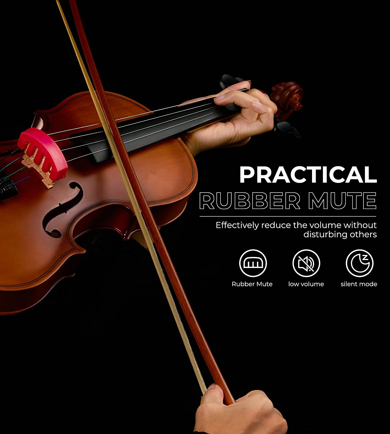 Vangoa Basic VV-1 1/4 Violin Set Fiddle for Beginners with Starter Kit