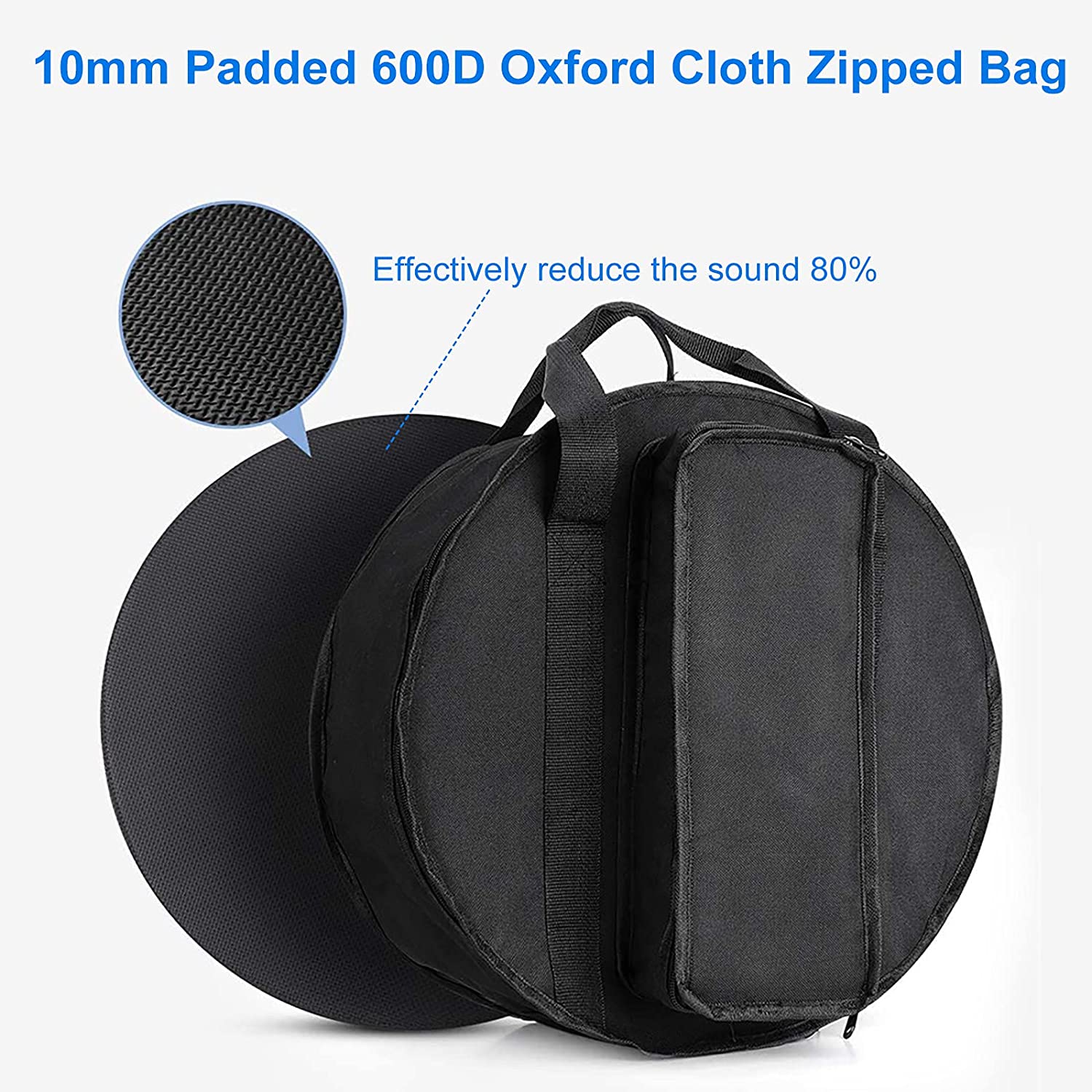 Vangoa Snare Drum Kit 14" x 5.5" with 10mm Padding Carry Bag