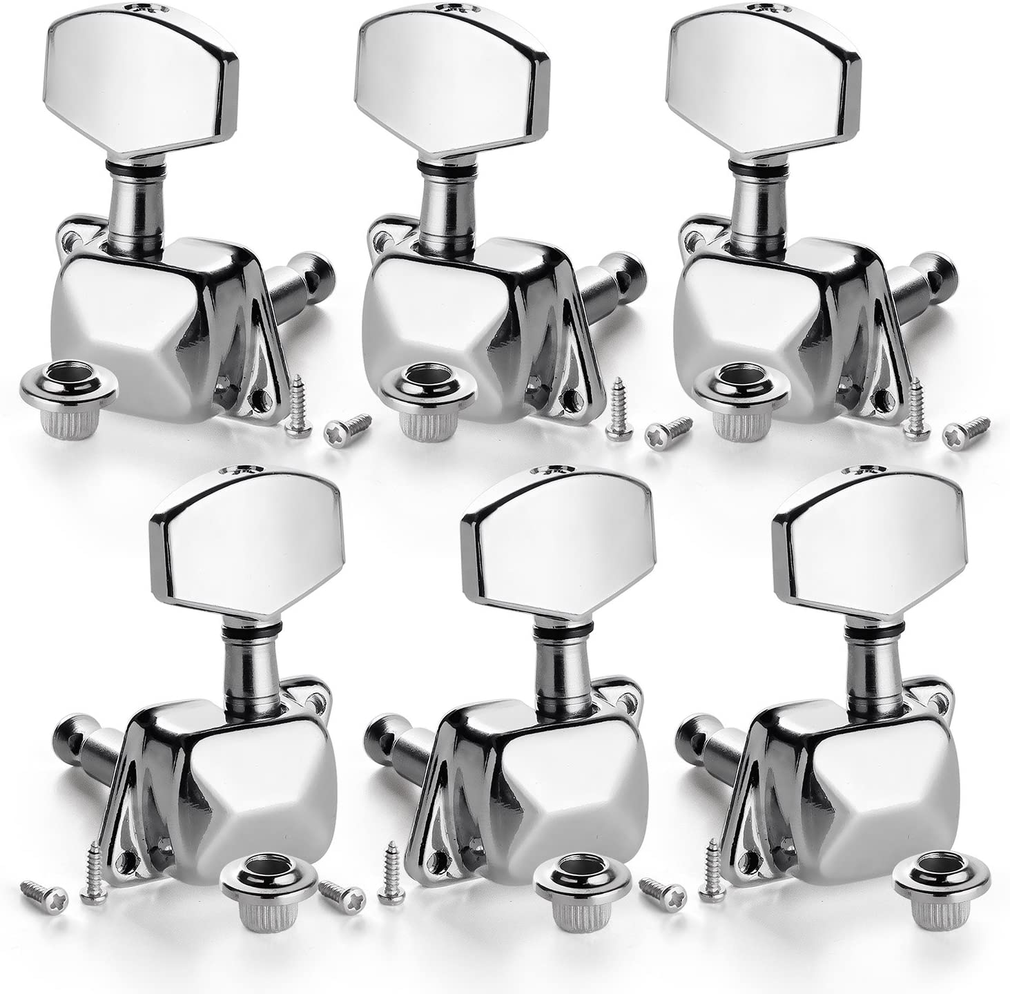 Chevilles d'accordage pour cordes de guitare Vangoa 3L3R, 6 pièces