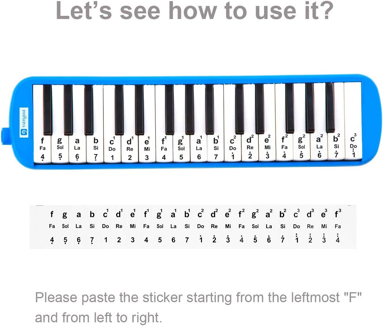 Vangoa 32 Key Melodica - Vangoa