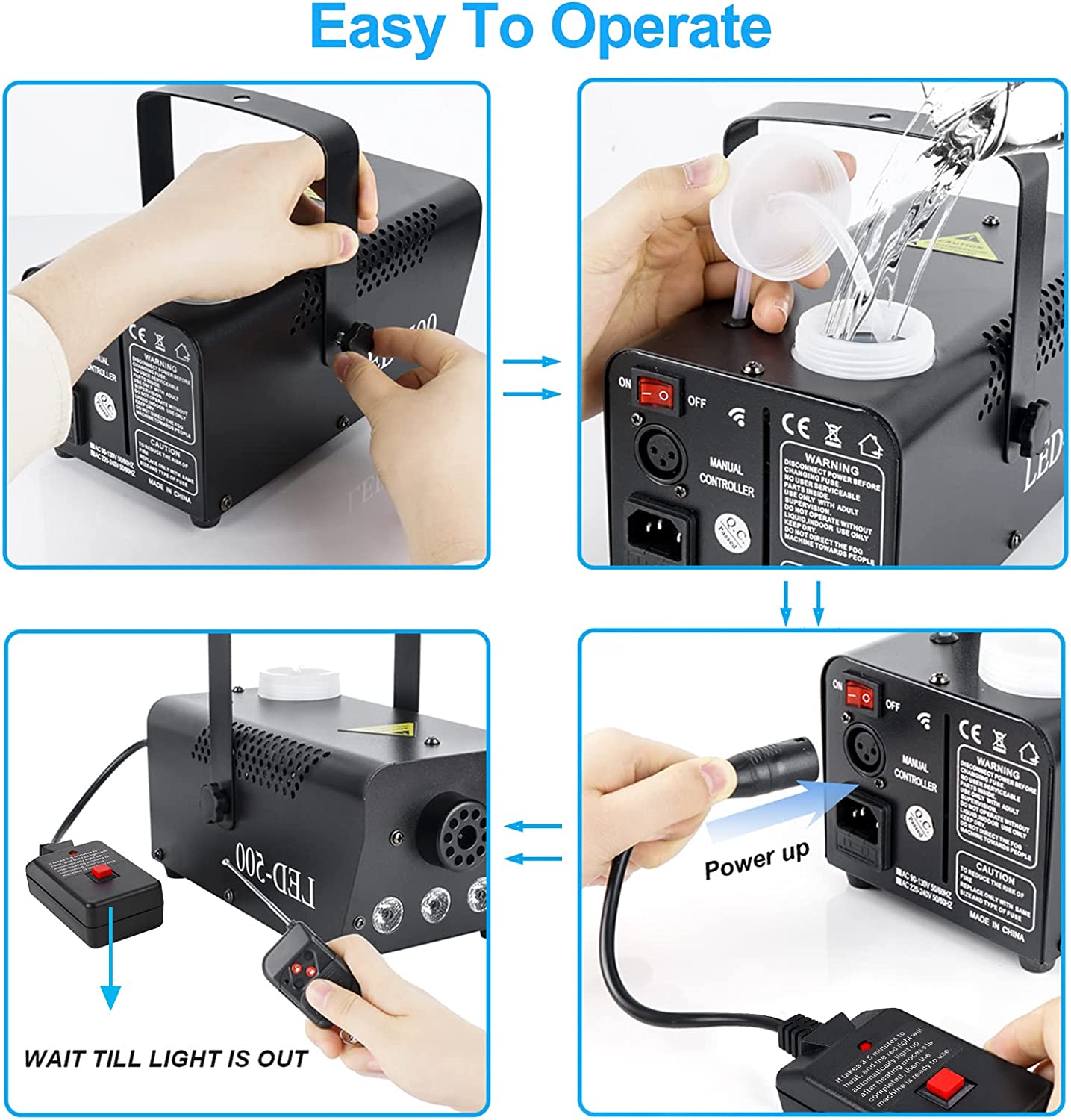 Vangoa 500W Fog Smoke Machine - Vangoa