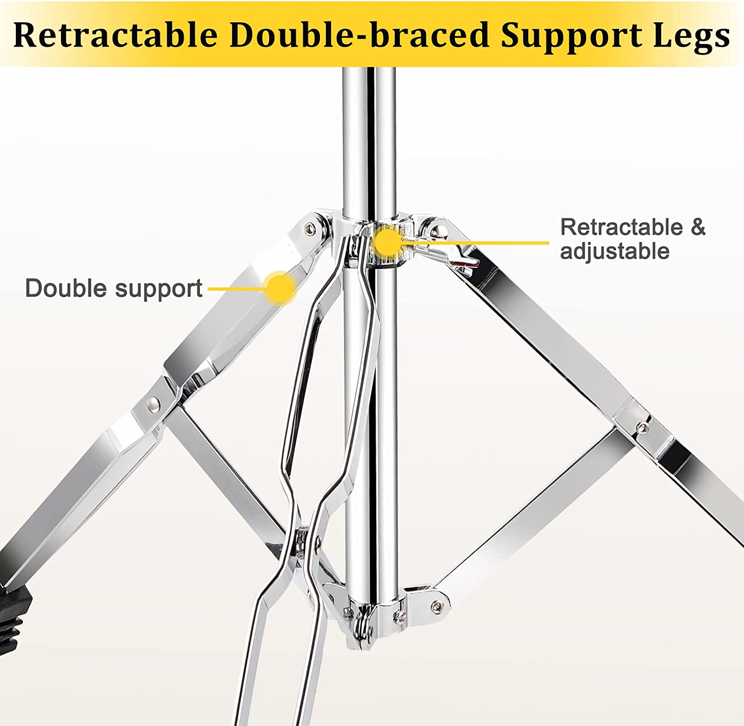 Vangoa Cymbal Stand Boom Set Adjust Height (32 - 55) in - Vangoa
