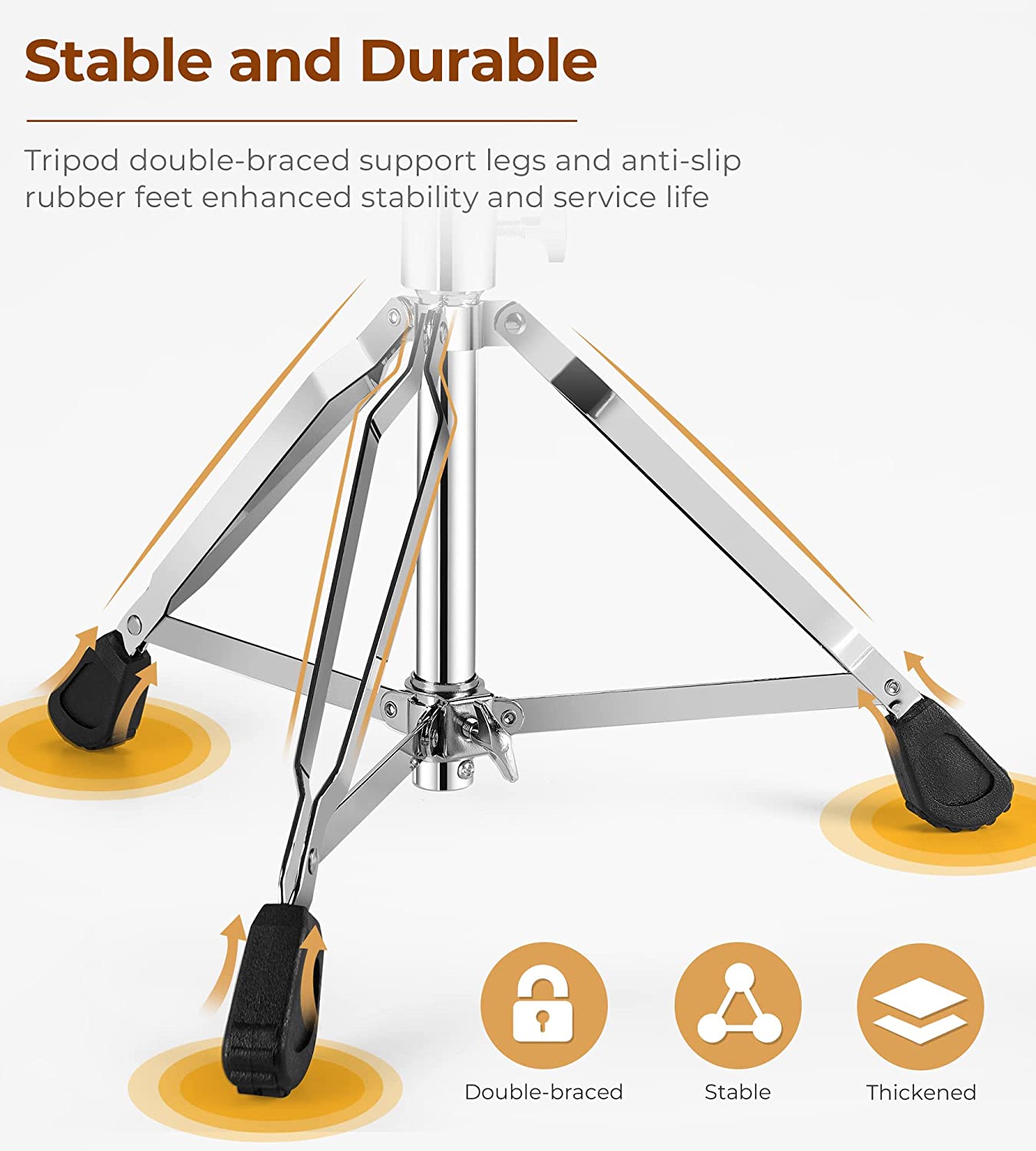 Vangoa Drum Throne Portable Adjustable - Vangoa