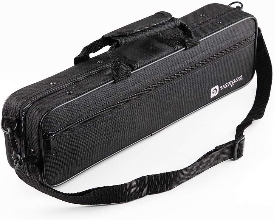 Vangoa Flute Case Carrying Bag Waterproof Lightweight for 16 Holes Flute C Foot with Adjustable Shoulder Strap and Exterior Pocket - Vangoa