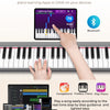 [🇺🇸]Vangoa VGD610 Portable Keyboard Piano with MIDI 61 Keys Touch Sensitive Full Size Silver