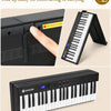 [🇩🇪🇫🇷🇮🇹🇪🇸]Vangoa VGD882 Folding Piano Keyboard Portable 88 Keys Semi-Weighted Bluetooth Black