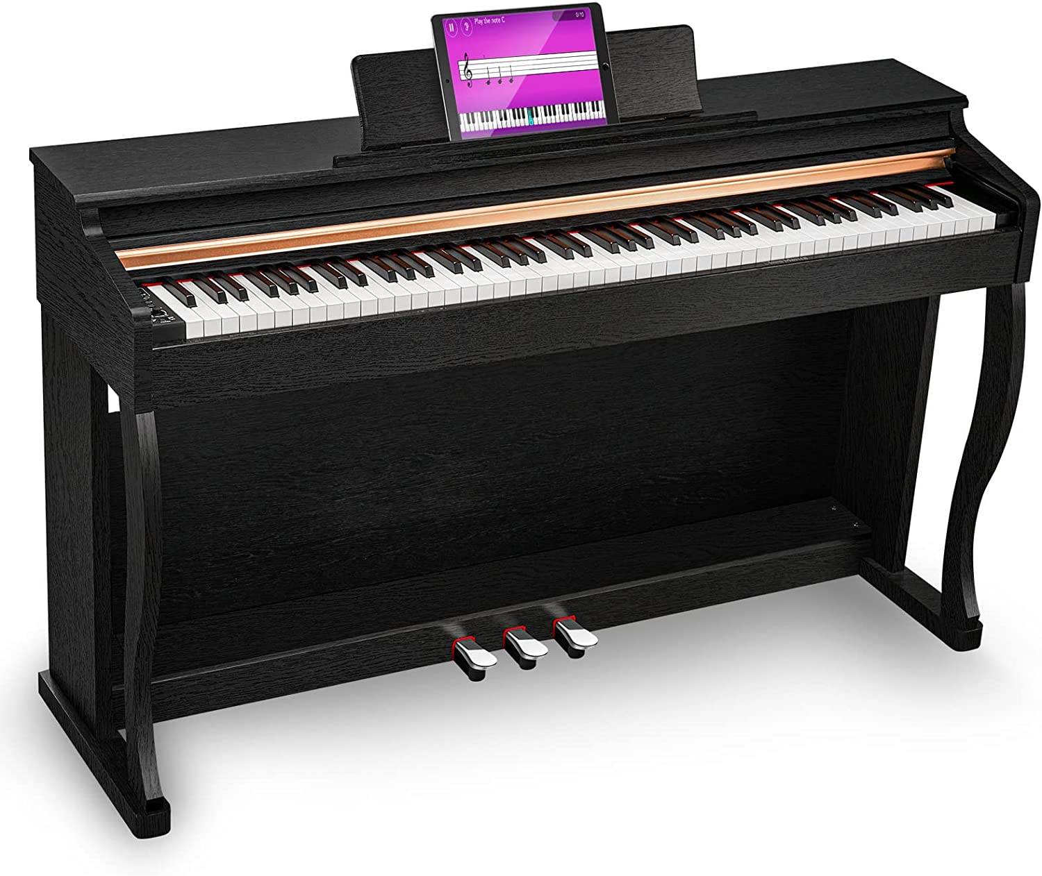 🇺🇸]Vangoa VGD610 Portable Keyboard Piano with MIDI 61 Keys Touch