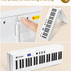 [🇺🇸🇬🇧]Vangoa VGD882 Folding Piano Keyboard Portable 88 Keys White