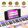 [🇺🇸🇬🇧🇩🇪🇫🇷🇮🇹🇪🇸]Vangoa VGD882 Folding Piano Keyboard Portable 88 Keys Purple