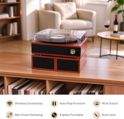 Vangoa Vinyl Record Player 20W Model RP-02