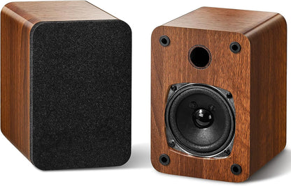 Platine vinyle Vangoa, système Hi-Fi Bluetooth avec enceintes d'étagère stéréo 5 watts