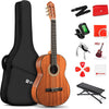 [available on Amazon]Vangoa VC-2 Classical Guitar 4/4, 39 Inch Full Size Nylon String Guitar for Beginner Adults Sapele Brown