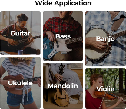 Vangoa 101 Pcs Guitar Repairing Maintenance Tools Kit with Stand, Professional Guitar Tool Kit Guitar Accessories for Acoustic Electric Guitar Ukulele Bass Banjo, Guitar Gift for Enthusiast