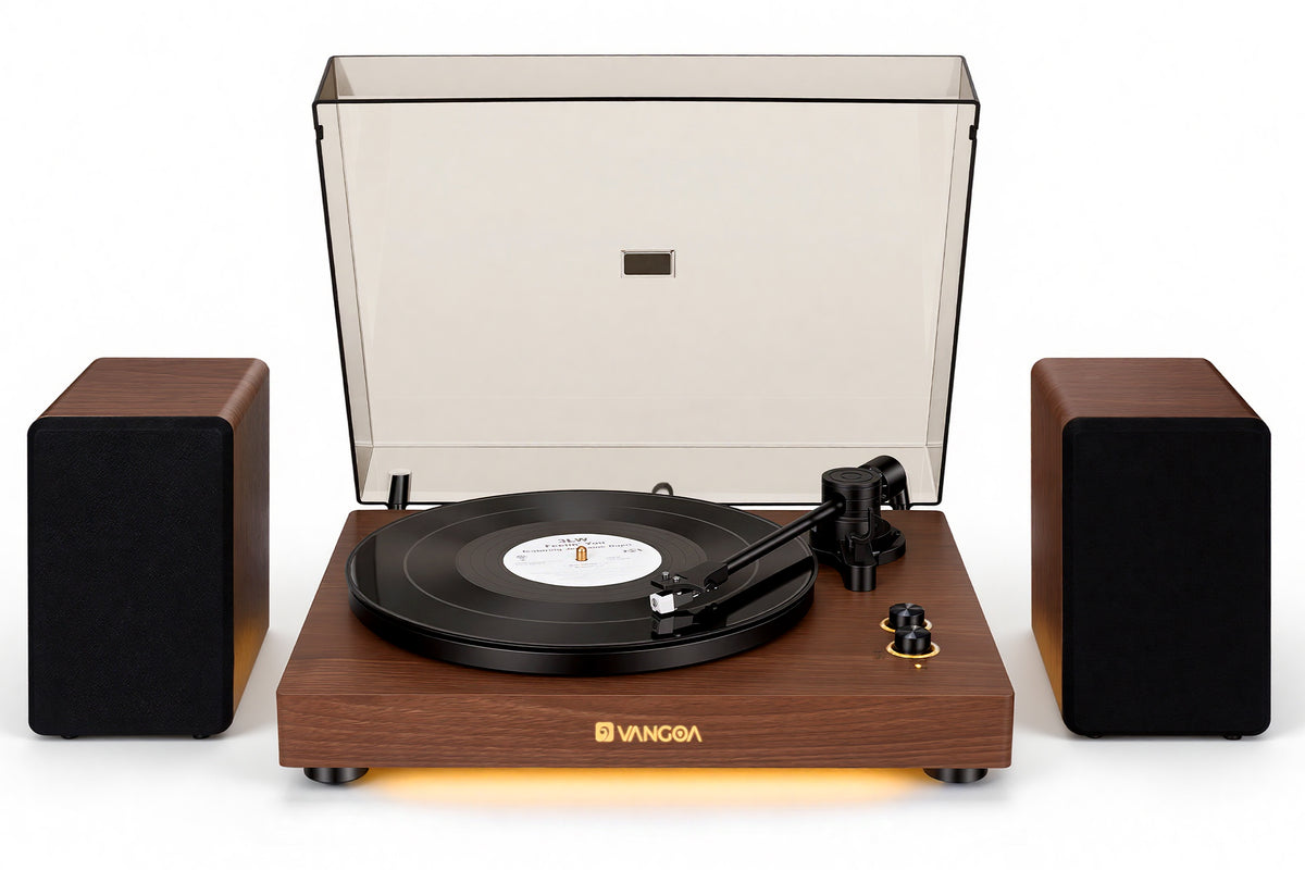 Vangoa Record Player with Speakers 60W Model RP-05