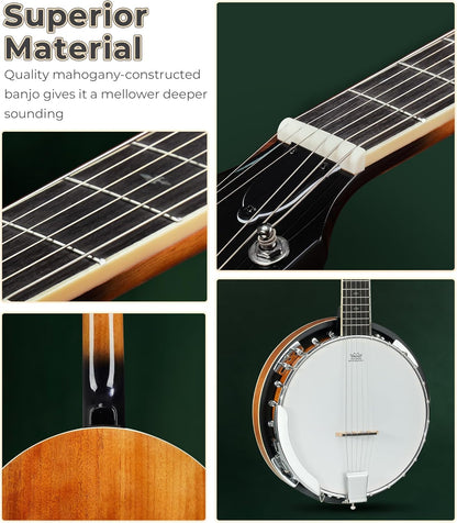 Vangoa 6 String Banjo - Vangoa
