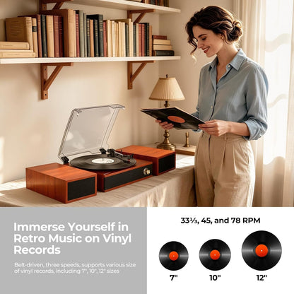 Vangoa Vinyl Record Player 20W Model RP-02 - Vangoa