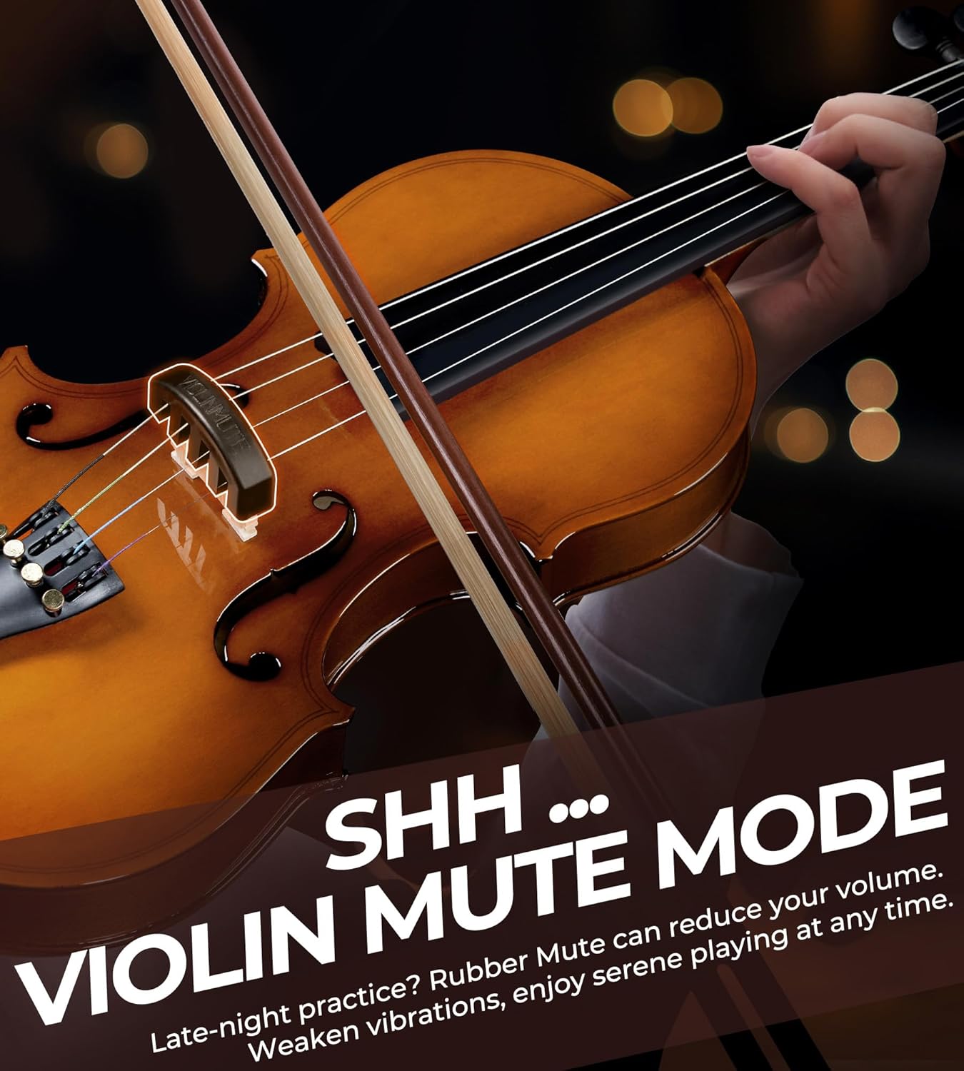 Vangoa Violin 1/4 Size Set, Handcrafted Quarter Size Starter Acoustic Violin Set - Vangoa