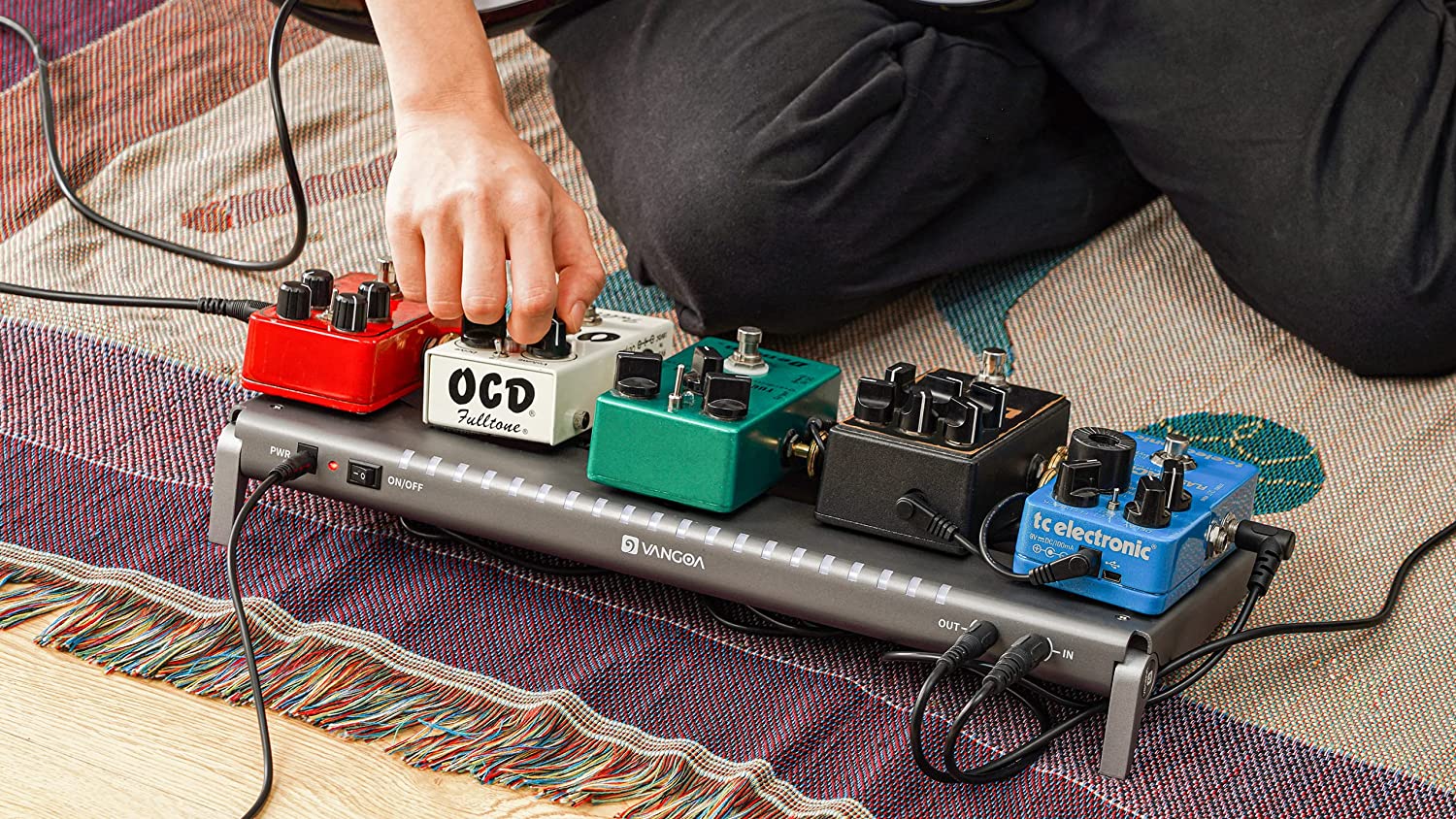 Vangoa VPPD - S Pedalboard with GENUINELY Isolated Power Supply, Beating Light Effects - Vangoa
