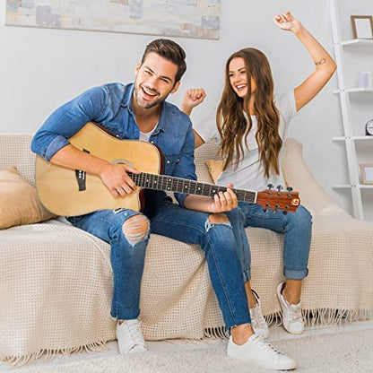 Vangoa Acoustic Guitar Kit for Beginner 41 Inch Cutaway Right Hand