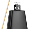 [🇺🇸🇨🇦]Vangoa 4 Inch Metal Steel Cow Bell Noise Maker with Stick for Drumset Percussion