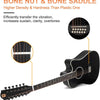 [available on Amazon]Vangoa VGE12-2 12 String Guitar, Acoustic Electric Cutaway Guitar, Black