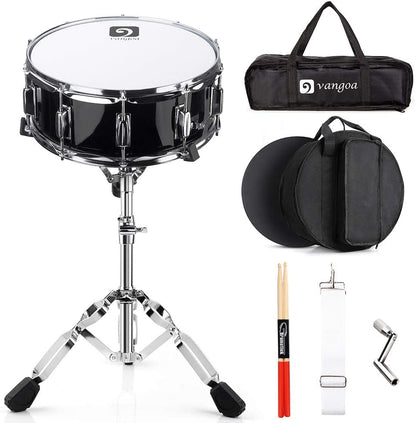 Vangoa Snare Drum Set for Kids 14 Inch 10 Lugs