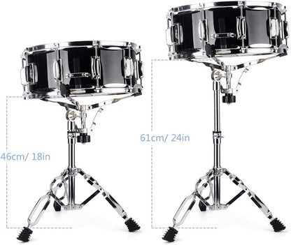 Vangoa Snare Drum Set for Kids 14 Inch 10 Lugs