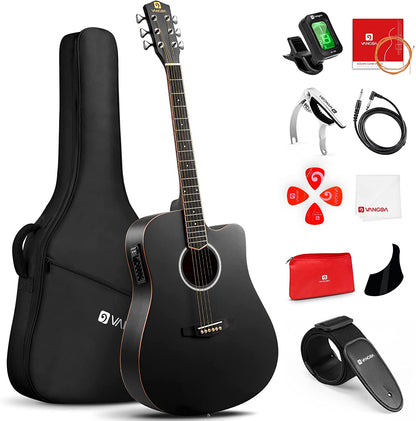 Vangoa VCE-1 Acoustic Electric Guitar Full Size 41 Inch