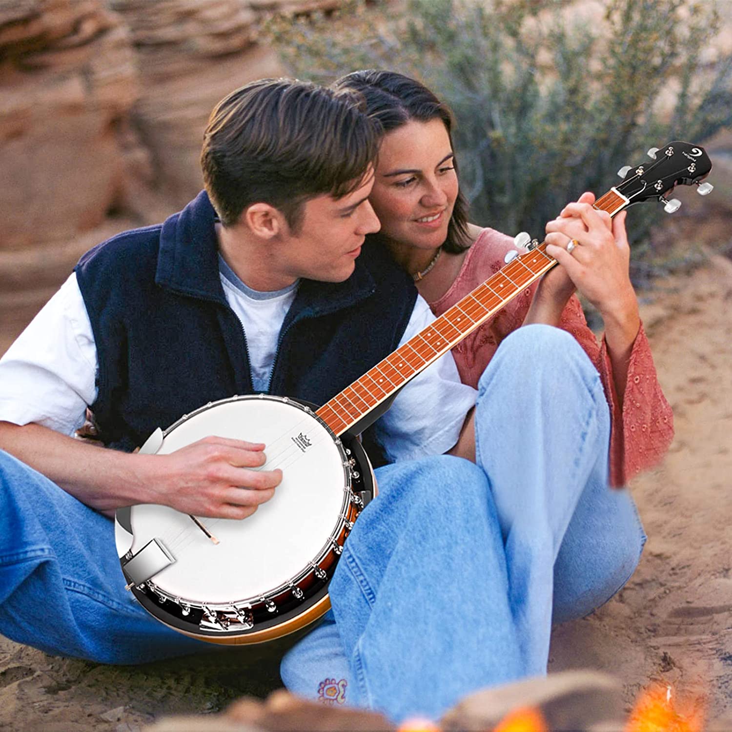 Vangoa Banjo 5 String Beginner Full Size Kit