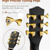[available on Amazon]Vangoa VG-1 Matte Black Acoustic Guitar 41 Inch