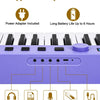 [ON SALE@🇬🇧🇩🇪🇫🇷🇮🇹🇪🇸]Vangoa VGD882 Folding Piano Keyboard 88 Lighted Keys Bluetooth Digital Piano with Semi-Weighted Keys Electronic Piano, Rechargeable, Foldable, Portable, Purple