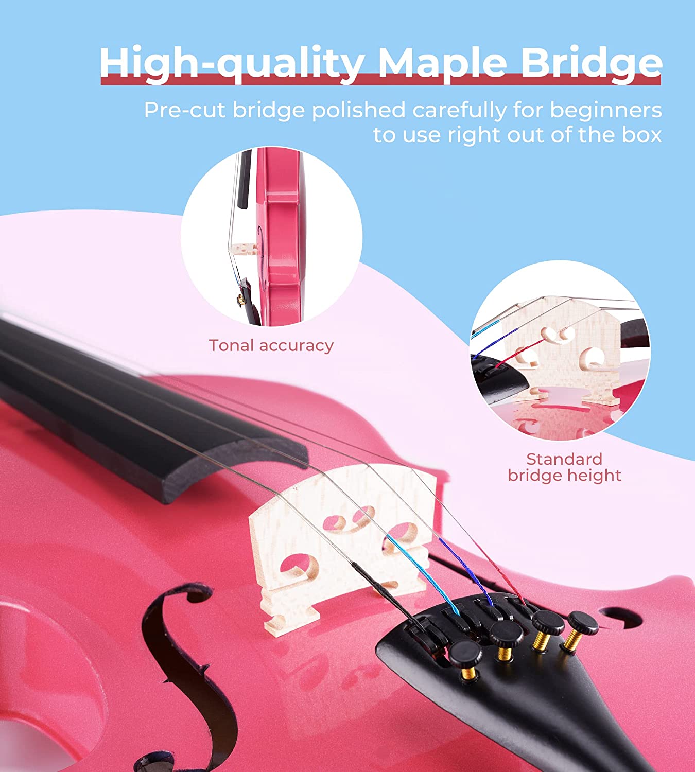 Vangoa 1/4 Violin Set for Kids