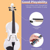 [available on Amazon]Vangoa White Acoustic Violin Set 4/4 Full Size