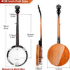 [🇺🇸]Vangoa Banjo 5 String Full Size 38 In