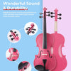 [available on Amazon]Vangoa Pink Violin Set 4/4 Full Size Acoustic Violin Fiddle for Beginners