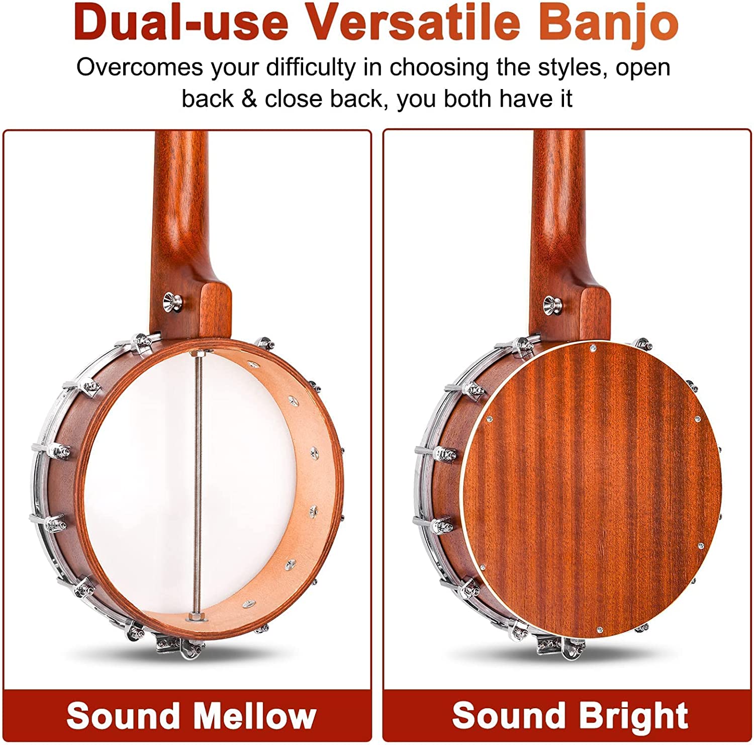Vangoa cheap banjo ukulele