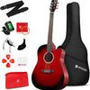 [available on Amazon]Vangoa Acoustic Guitar Full Size Red