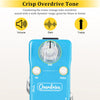 [available on Amazon]Vangoa Overdrive Guitar Pedal Blue