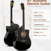 [available on Amazon]Vangoa Acoustic Electric Guitar 41 Inch Full Size Gloss Natural