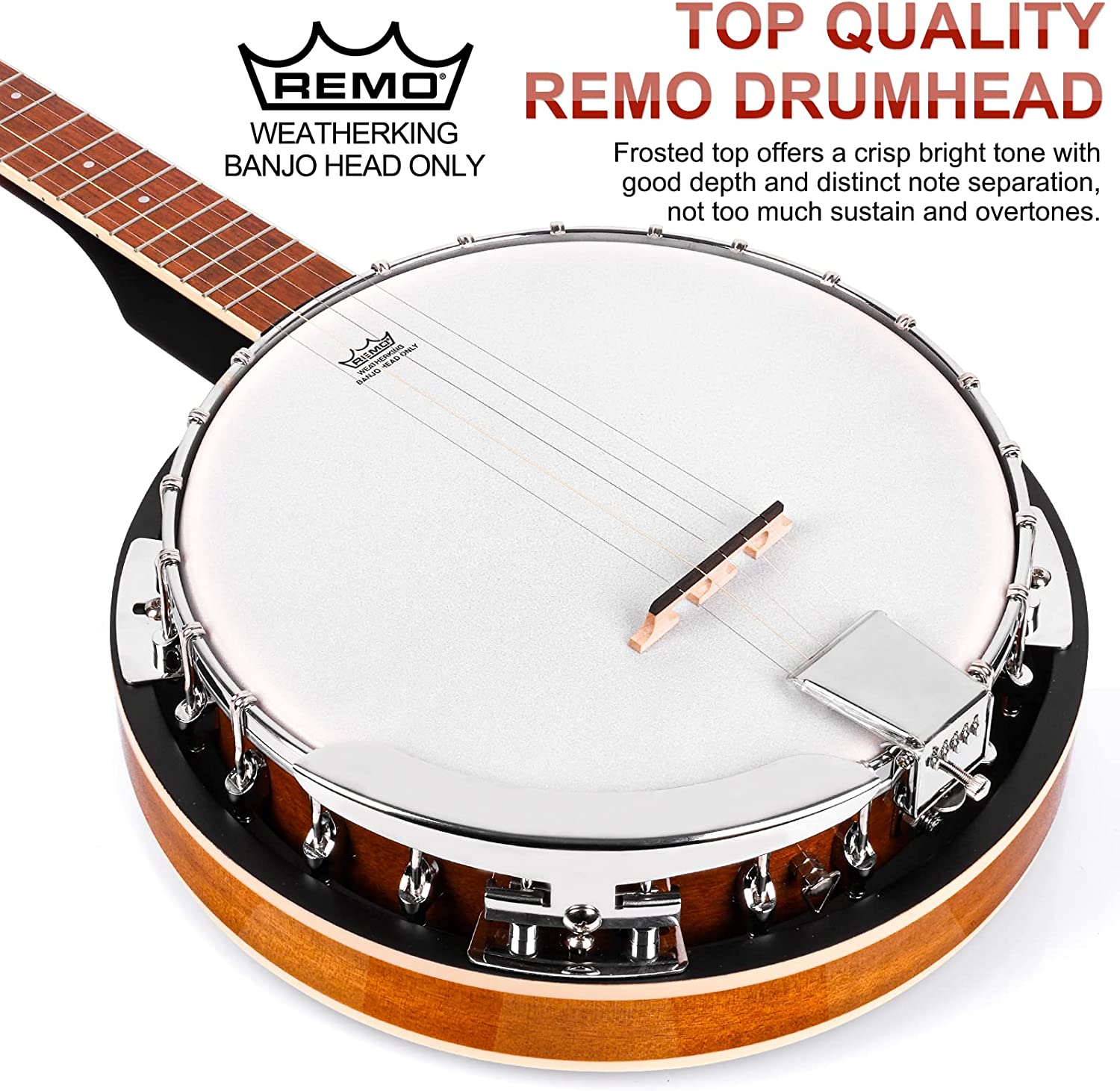 Vangoa Banjo 5 String Beginner Full Size Kit