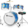 [available on Amazon]Vangoa Kids Drum Set 14 Inch Blue