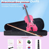 [available on Amazon]Vangoa Pink Violin Set 4/4 Full Size Acoustic Violin Fiddle for Beginners