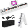 [🇺🇸🇬🇧]Vangoa VGD882 Folding Piano Keyboard Portable 88 Keys White