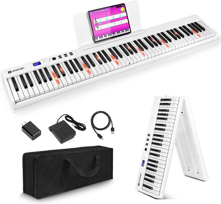 Folding shop piano keyboard