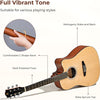 [available on Amazon]Vangoa VG-1 Matte Acoustic Guitar 41 Inch Right Hand Natural