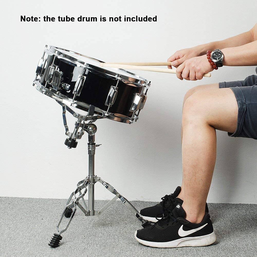 Vangoa Snare Drum Stand Adjustable Height with Carrying Bag Fit 10" to 15" Dia Drums